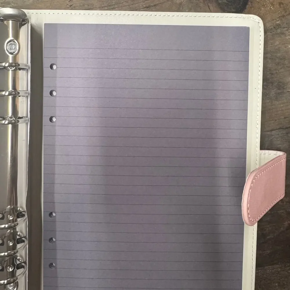 Highland Cow A5 Binder with stationery paper & mousepad and canvas tote bag